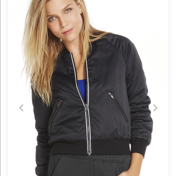 Fabletics Black baseball bomber style jacket - Picture 8 of 8